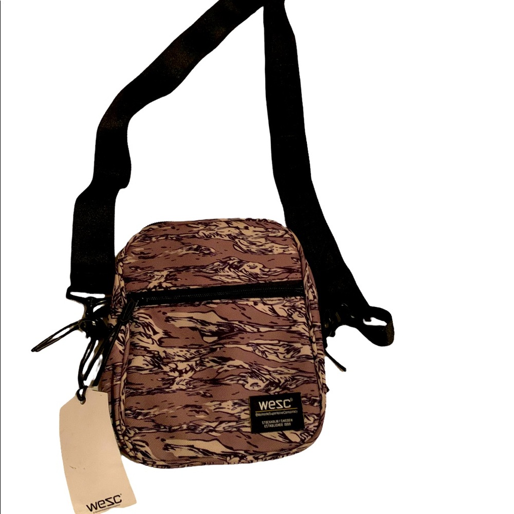 NWT Wesc [WeAreTheSuperlativeConspiracy] Camo-like patterned crossbody